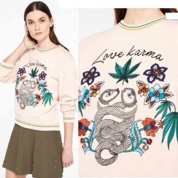 Sandro Love Karma Pull On Sweater - Picture 4 of 6